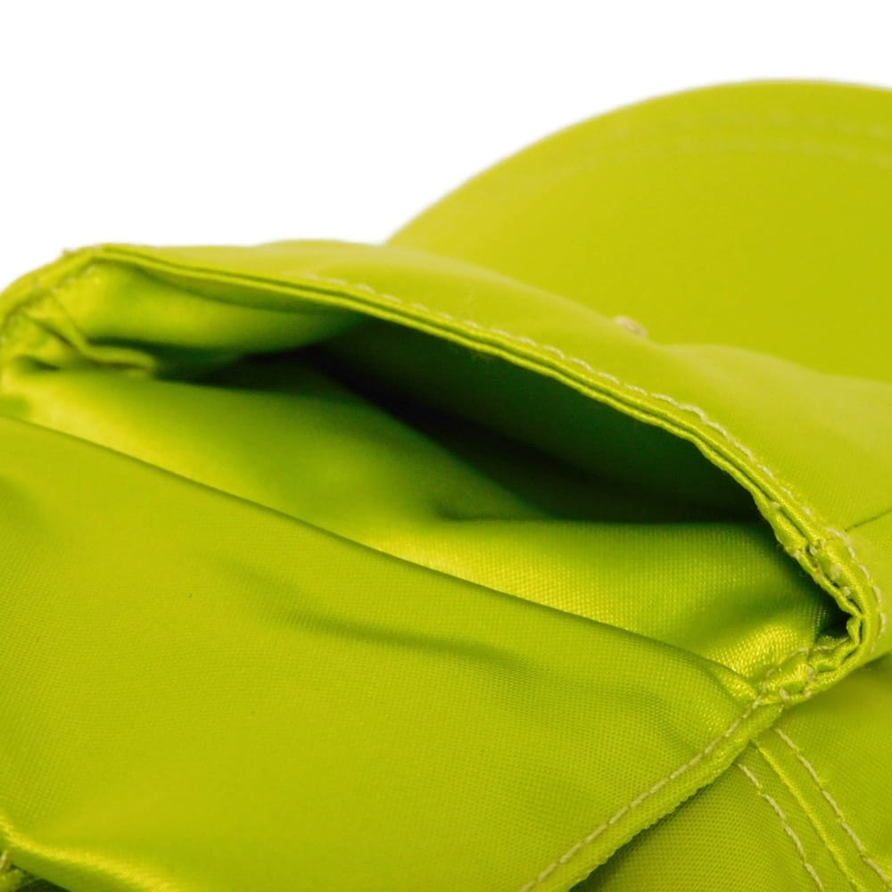 Used 11491 Baguette Pouch Baseball Cap FXQ934 ANBA F0L89 7919 Jet Acid Green TU 22.8" FF Logo Nylon Wasabi Men's from