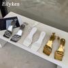 Eilyken Fashion Women Sandals Thin Low Heel Lace Up Rome Sandal Summer Gladiator Casual Sandal Narrow Band Shoes