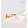 Yhpup New Arrivals Baroque Simulated Pearls Pendant Necklace for Women Stylish Unique Chic Retro Collar Jewelry Gift Waterproof