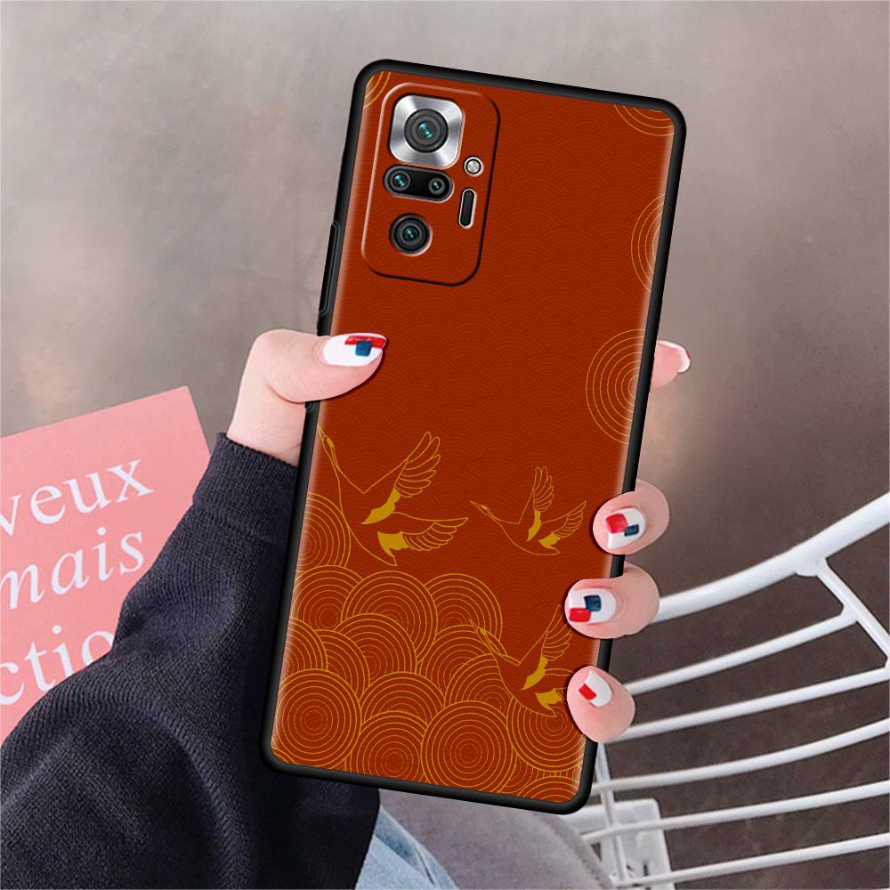 Funda For Xiaomi Redmi Note 10 9 11 Pro Soft Phone Case 10S 9S K40 8 9A 9C 9T 7 10C 8T Silicone Cover Opera Retro Girl Shell Sac