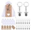 30Pcs/set Novel Fashion Angel Keyrings Alloy Pendant Wedding Birthday Party Gift