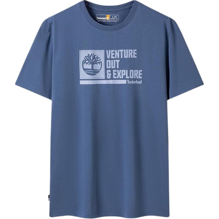 Timberland Outdoor Comfortable Breathable Casual Round Neck Short Sleeve T-Shirt Men tops A5S7X L