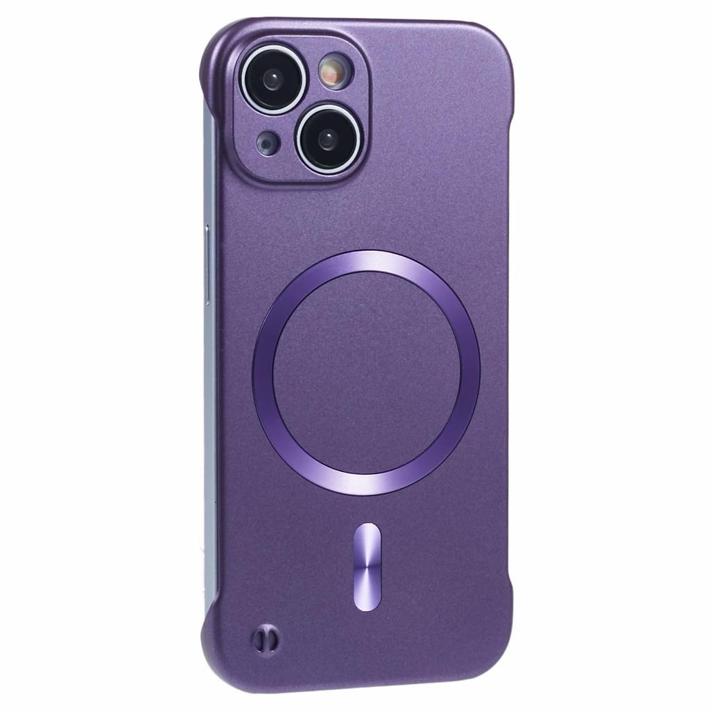For iPhone 15 Case Compatible with MagSafe Hard PC Frameless Phone Cover