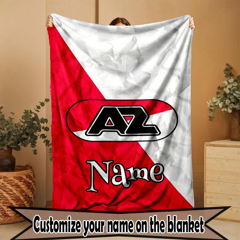 Custom Name Personalized AZ Alkmaar Print Blanket, Home Decor, Bedroom, Sofa, Camping, Couch, Gifts for Birthday Christmas