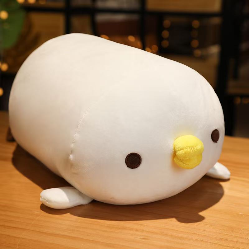 40/60cm Simulation Yellow Chicken Doll Plush Toy Handmade Doll Cartoon Anime Cute Pillow Cushion Home Decoration Children's Birt