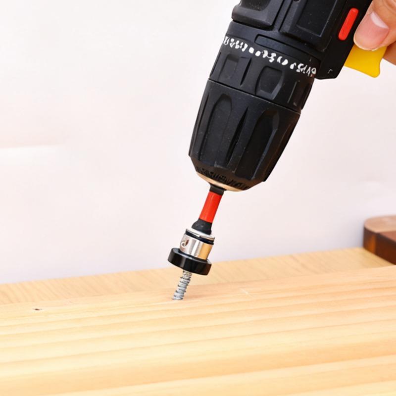 10/1x Magnetic Positioning Screwdriver Bits S2 Drywall Screw for Plasterboard Gypsum Board Locating Bit Batch Head Drilling Tool