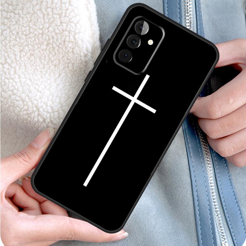 

Christian Symbol Phone Case For Samsung Galaxy A15 A25 A35 A55 A54 A34 A14 A13 A33 A53 A12 A32 A52 A71 A51 Samsung A33 5G
