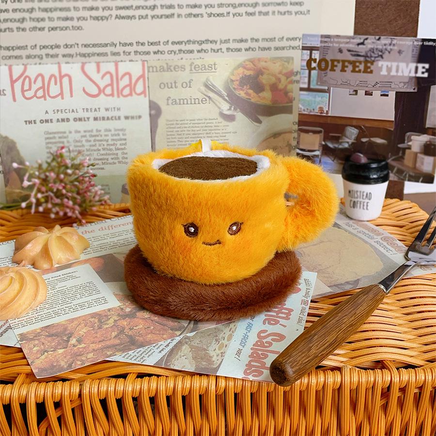 Creative Food Plush Pendant: Cake, Baguette, Croissant Doll - Fun Graduation Gift