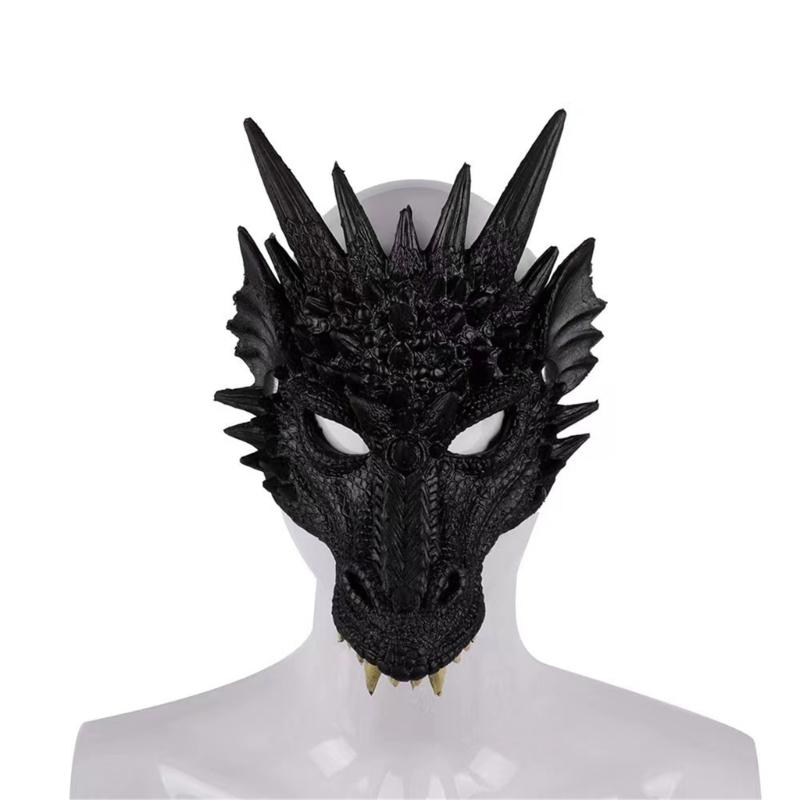 Dragon Mask For Kids Adults Festival Party, Halloween Dragon Cosplay Mask Dragon's Head Mask Halloween Dragon Costume