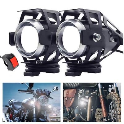 X-STYLE U5 Motocyklové mlhové světlo, Bílá LED, Pro motocykly, Světlomety, Pomocné světlo, Typ dělové koule,