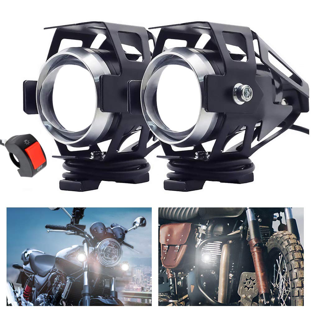 

X-STYLE U5 Мотоциклетная противотуманная фара, Белый светодиод, Для мотоциклов, Фары, Дополнительный свет, Тип пушечное ядро , 1 mode (Lighting) белый