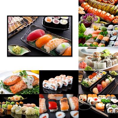 Japanisches Restaurant-Thema, dekoratives Gemälde, Sushi, dekoratives Poster, Leinwandgemälde, Poster, Dekoration, Geschenke