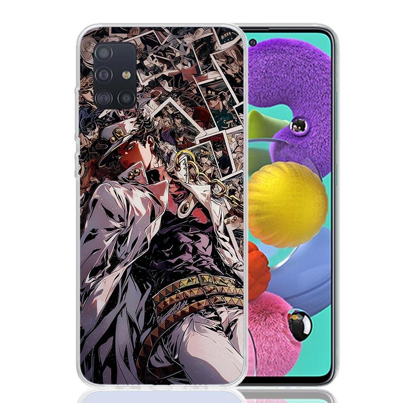 JoJo's Bizarre Adventure Kujo Jotaro Phone Case For Samsung Galaxy A52 A32 A22 A12 A02S A50S A30S A51 A31 AA71 Note 20 Ultra 10