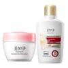 Silver Ear Pearl Vitamin E Lotion & Bamboo Moisturizing Cream Set