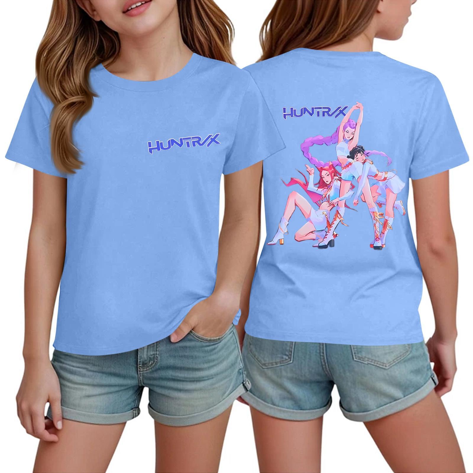 

Kids Graphic T Shirt Short Sleeve Casual Top for Boys and Girls Soft Comfortable Fit Lightweight Summer Tee 110