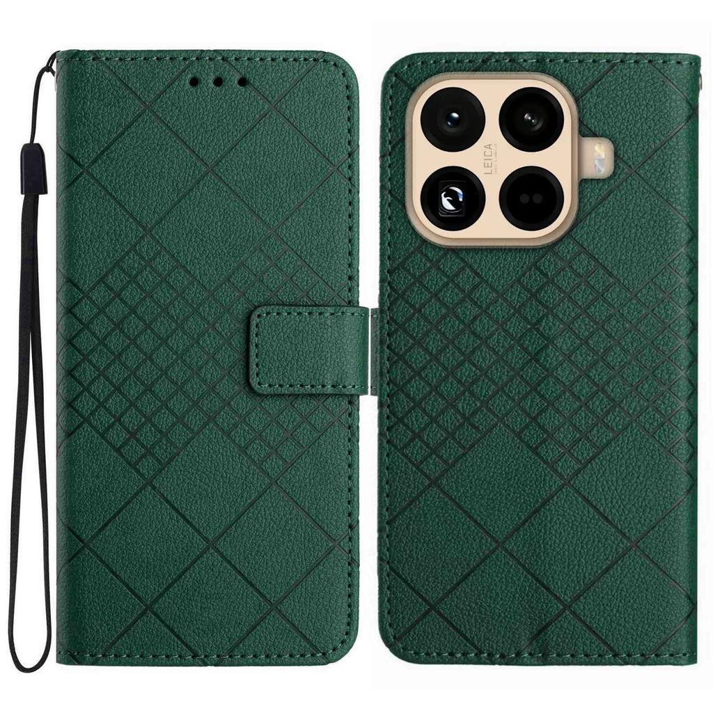 For Xiaomi 15T Pro Case Wallet Imprint PU Leather Flip Folio Phone Cover