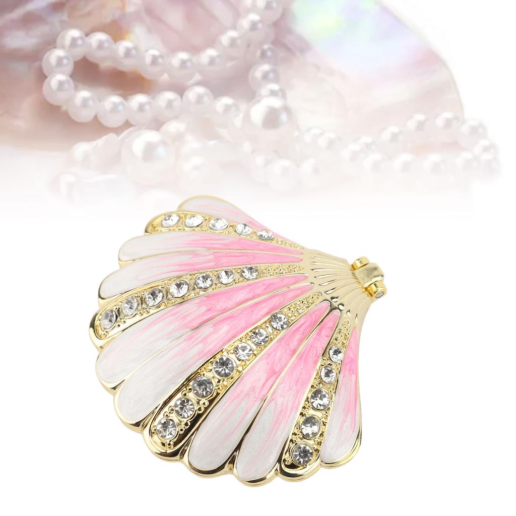 Trinket Box Metal Sea  Figurine with Rhinestone Decor Jewelry Display Holder for Ear s   Necklace