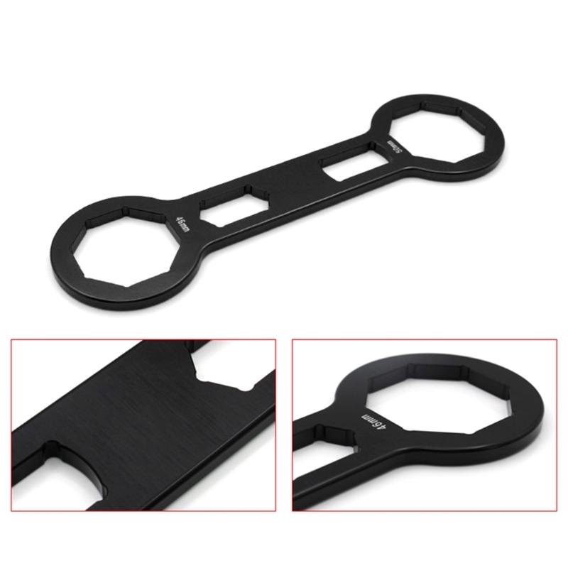 Lightweight Portable Precise Octagonal Head Fork Caps Spanner Wrench for Front Suspension Tuning Motorbike Dirt Bike Use