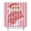3D Digital Printing Christmas Waterproof Shower Curtain Four-Piece Bathroom Non-Slip Door Mat Bedroom Living Room Floor Mat Carpet