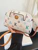 2025 Women's Luxury Double Layer Crossbody Bag - Large Capacity Phone Bag with Advanced Print and Zipper