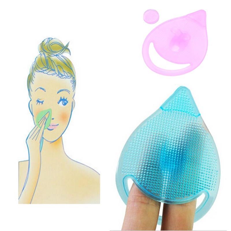 Cleaning brush blackhead washing remover face exfoliating clean pad soft+silicone nose brush pore
