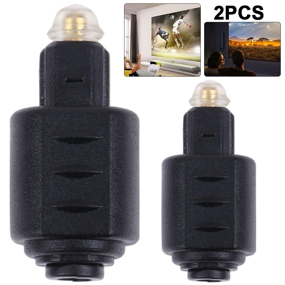 

T0# Audio Adapter Toslink Male To Mini 3.5mm Toslink Female Converter No Signal