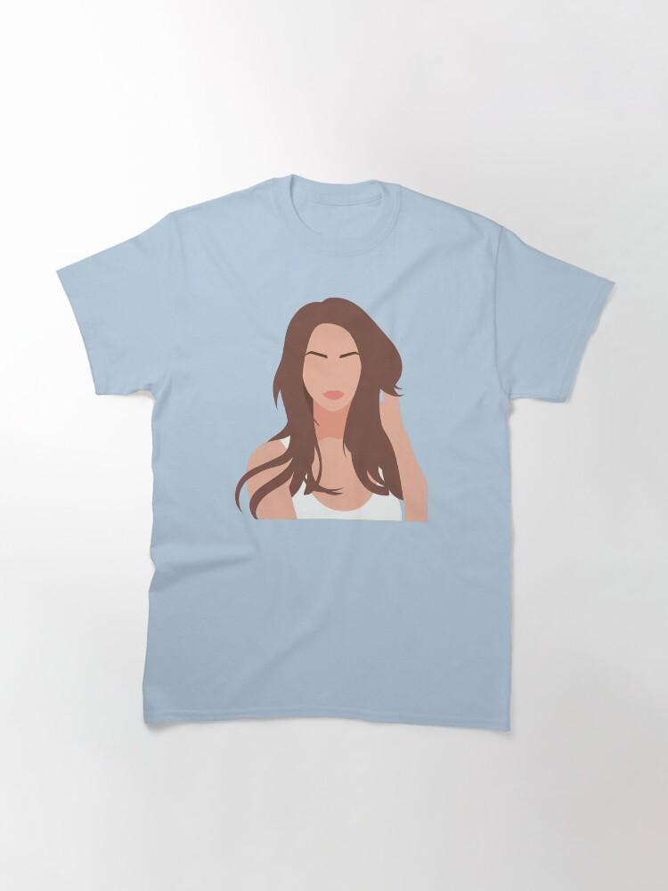 Selena Gomez Lineless Illustration Classic T-Shirt