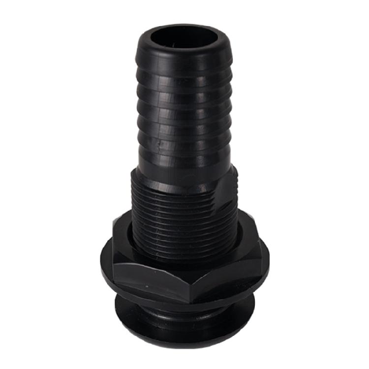 

Thru Drain Connector Fit 1 Hose Through Hull Fitting Drain Universal for Boats чорний