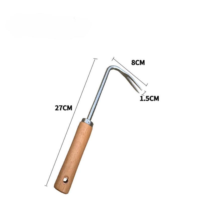 

Садовые чистящие средства Ручной прополочник из нержавеющей стали Садовый ручной прополочник Грабли Острые зубья Инструменты для прополки травы B