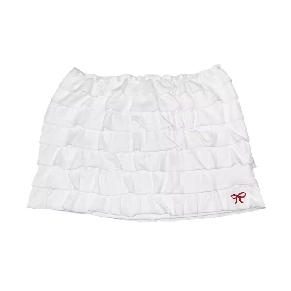 European & American Style Women's Slim Fit Crop Top & Low Waist Midi Skirt Set - Summer Fashion