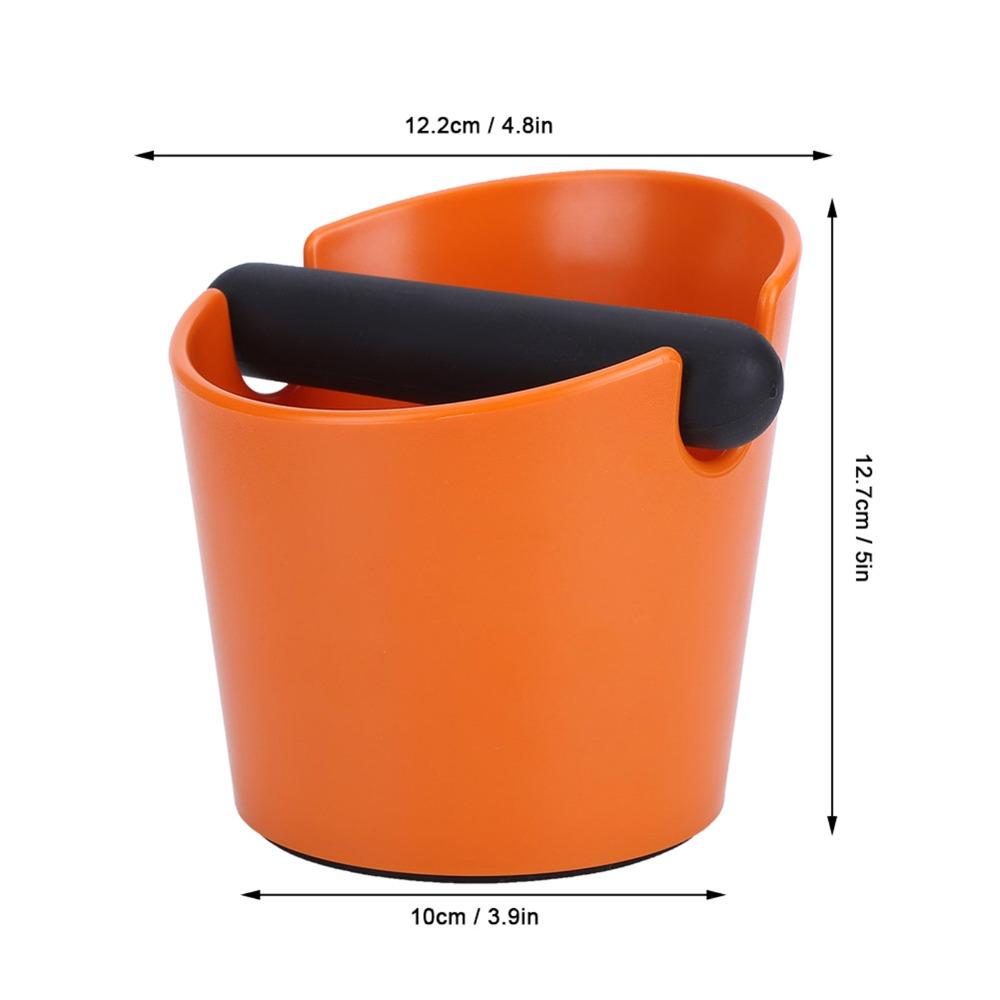 Contenitore per Fondi di Caffè Antiscivolo Base Antiscivolo Knock Box da Barista Secchio per Residui di Caffè Uso Domestico