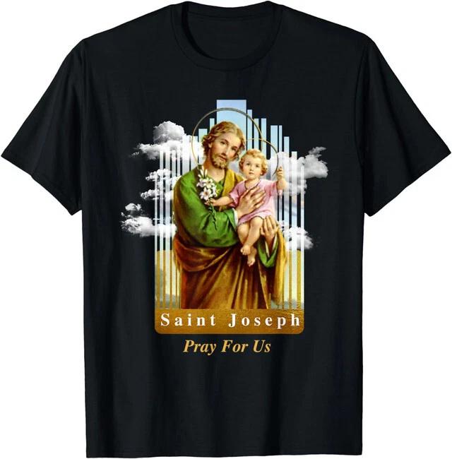 NEW LIMITED Saint Joseph Catholic Church St. Joseph With Infant Jesus T-Shirt XL