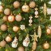 29/20Pcs Star Xmas Tree Hanging Ornaments Merry Christmas Decorations  Home New Year Decor