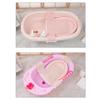 Baby-Badetuch-Stand Netz Rosa, Weiches Airnetz, 7,5x35x66cm