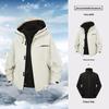 Unisex 3-in-1 Windproof Waterproof Mountaineering Jacket with Fleece Liner for Autumn and Winter