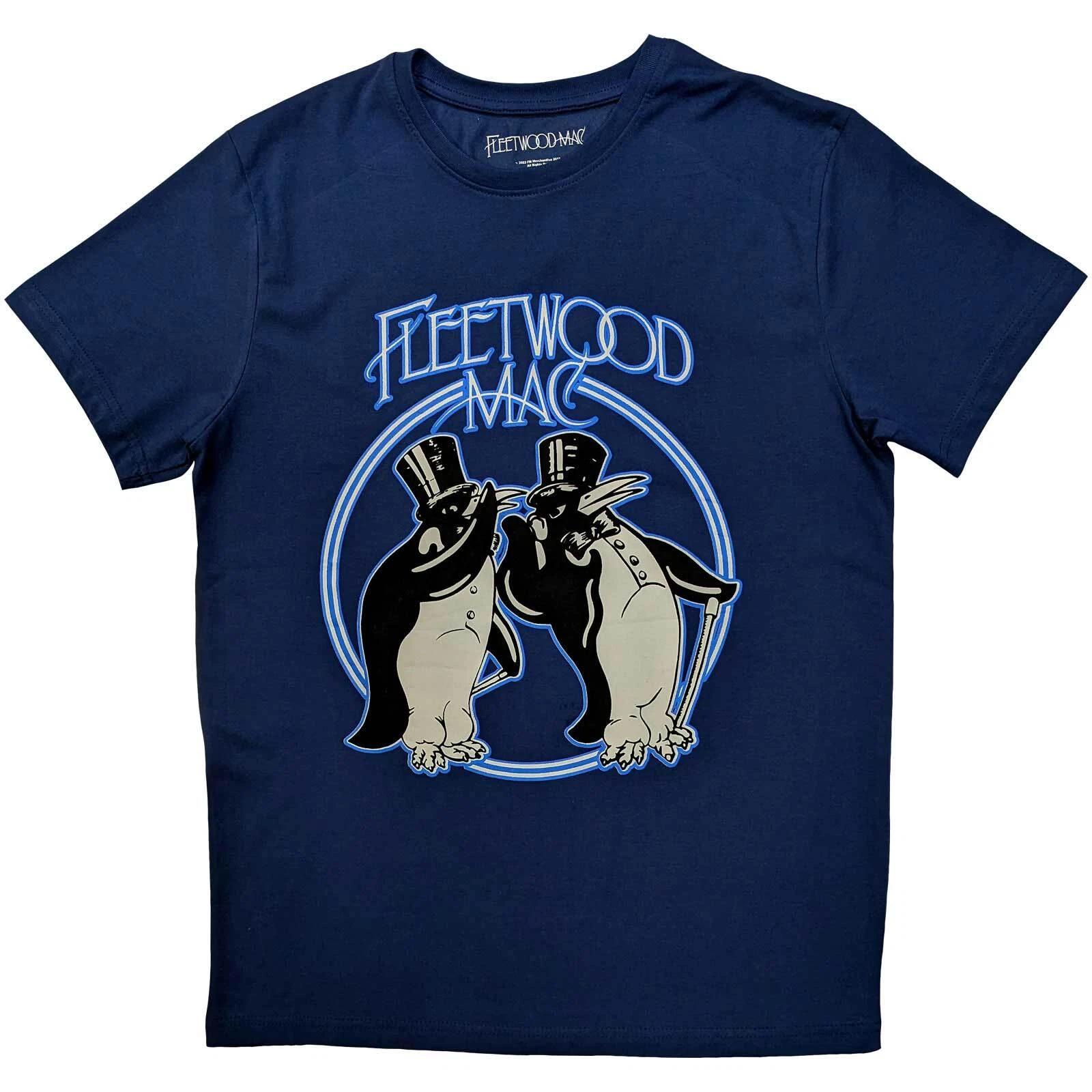 Fleetwood Mac T-Shirt Penguins Official New Navy 3XL