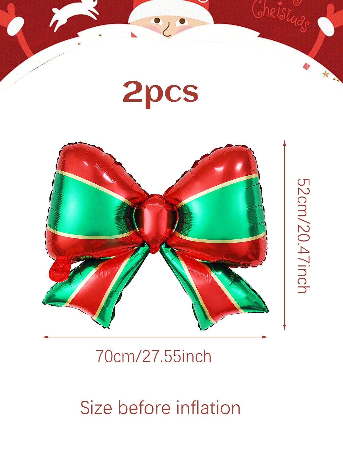 

2 шт. рождественские шары-бантики, Рождество, свадьба, дни рождения, принадлежности для вечеринок, тема бантики , украшение для праздничных мероприятий, празднование праздников Other