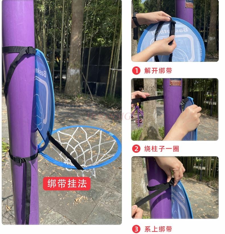 Children'S Basketball Shooting Frame Without Punching Portable Indoor Household Silent Blue Ball Rack Basket Outdoor Baby Toy