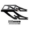 Two Up Mounting Luggage Rack Black For Harley Softail Sport Glide FLSB 2018-2021