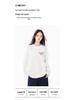 Women's 2025 American Style Pure Cotton Long-Sleeve T-Shirt: Loose Fit, Ideal for Autumn/Winter.