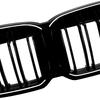 For BMW 1 Series F40 118i 120i M135i 2019-24 M Sport Front Grille Racing Grill Upper Bumper Hood Mesh Grid With LED Light Strip
