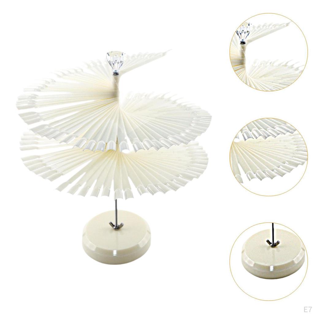 Colorful Nail Art Display Rack for Home and Salon Use