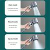 Cabezal de ducha de 4 modos Cabezal de ducha de alta presión Cabezal de ducha de masaje de agua con parada de una tecla con elemento de filtro Accesorios de baño