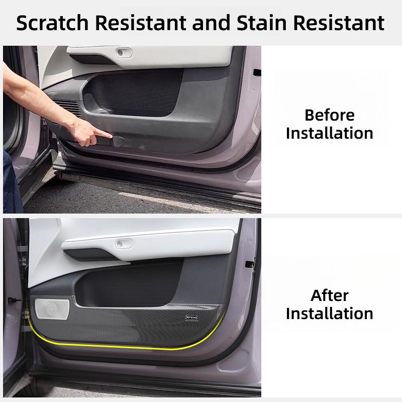 For Xpeng G6 2025 Door Anti-Kick Pad Decorative Stickers Special Car Interior Decoration Accessories