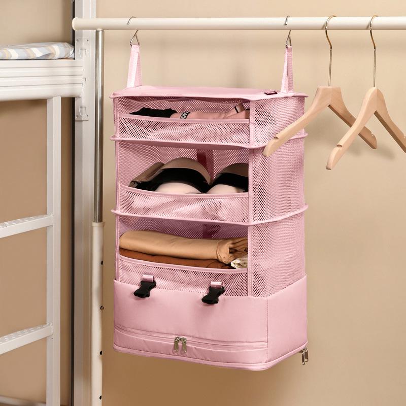 Hangende Reiskledingkast Organizer: Grote capaciteitstas voor kleding & ondergoed