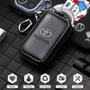 Car interior stickers car key bag car key storage bag For Toyota Yaris Hilux Prius Auris Supra Corolla Camry
