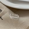 Retro Heavy Industry S plain ring, non-fading opening adjustable index finger ring