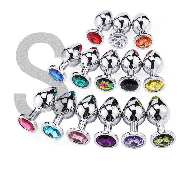 Houting Metal Butt Plug Adult Men's and Women's Smsex Toys Masturbation Climax Toys Butt Plug 1.82.2 Anal Plug