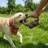 Cotton Rope Knot Pet Cotton Rope Toy Bite Resistant Dog Teeth Cleaning Toy Indoor Outdoor