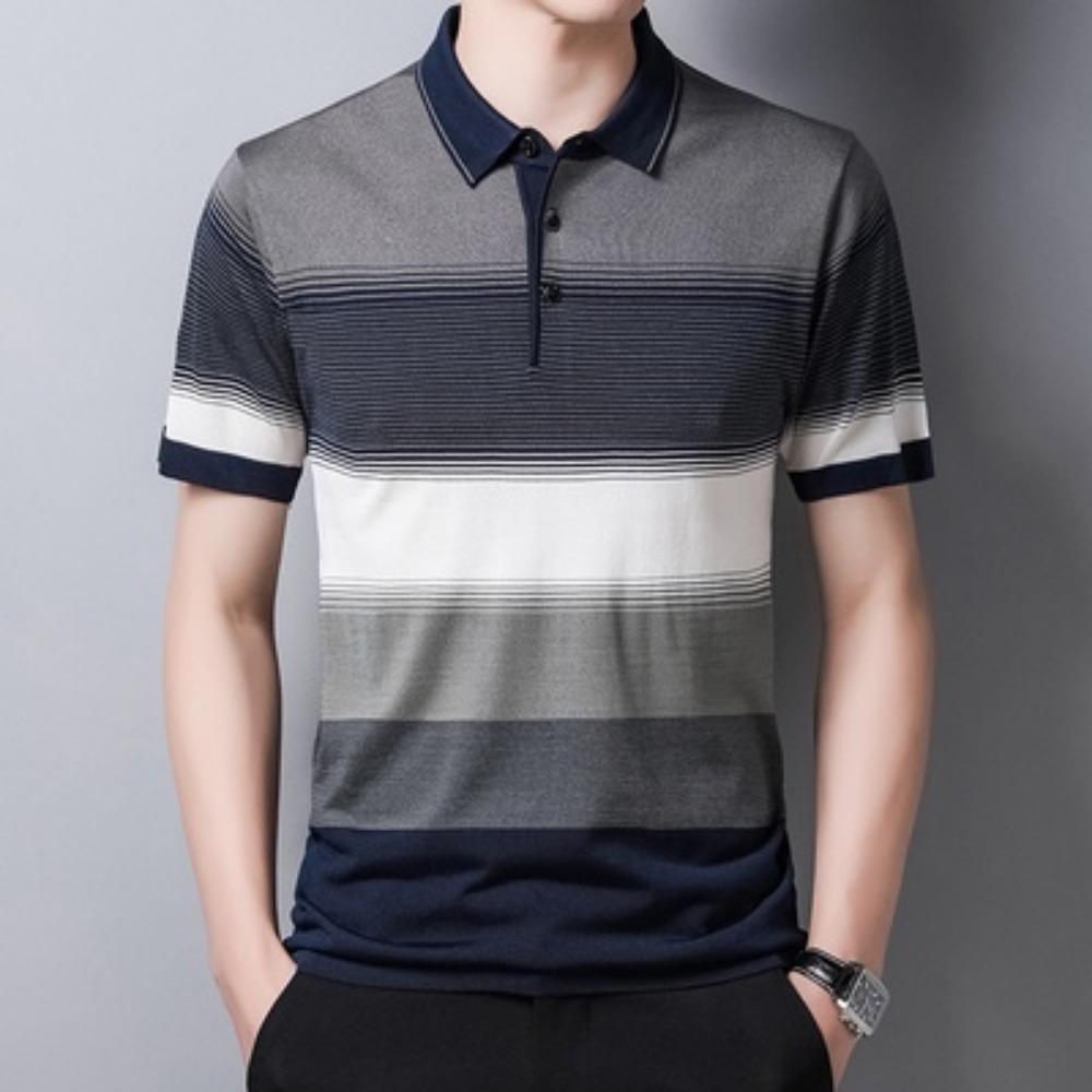 

Рубашка с воротником поло, мужская повседневная рубашка, элегантная повседневная рубашка, мужская футболка с коротким рукавом, мужская рубашка поло для мужчин 3XL